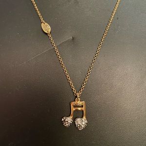 Juicy Couture Note Necklace